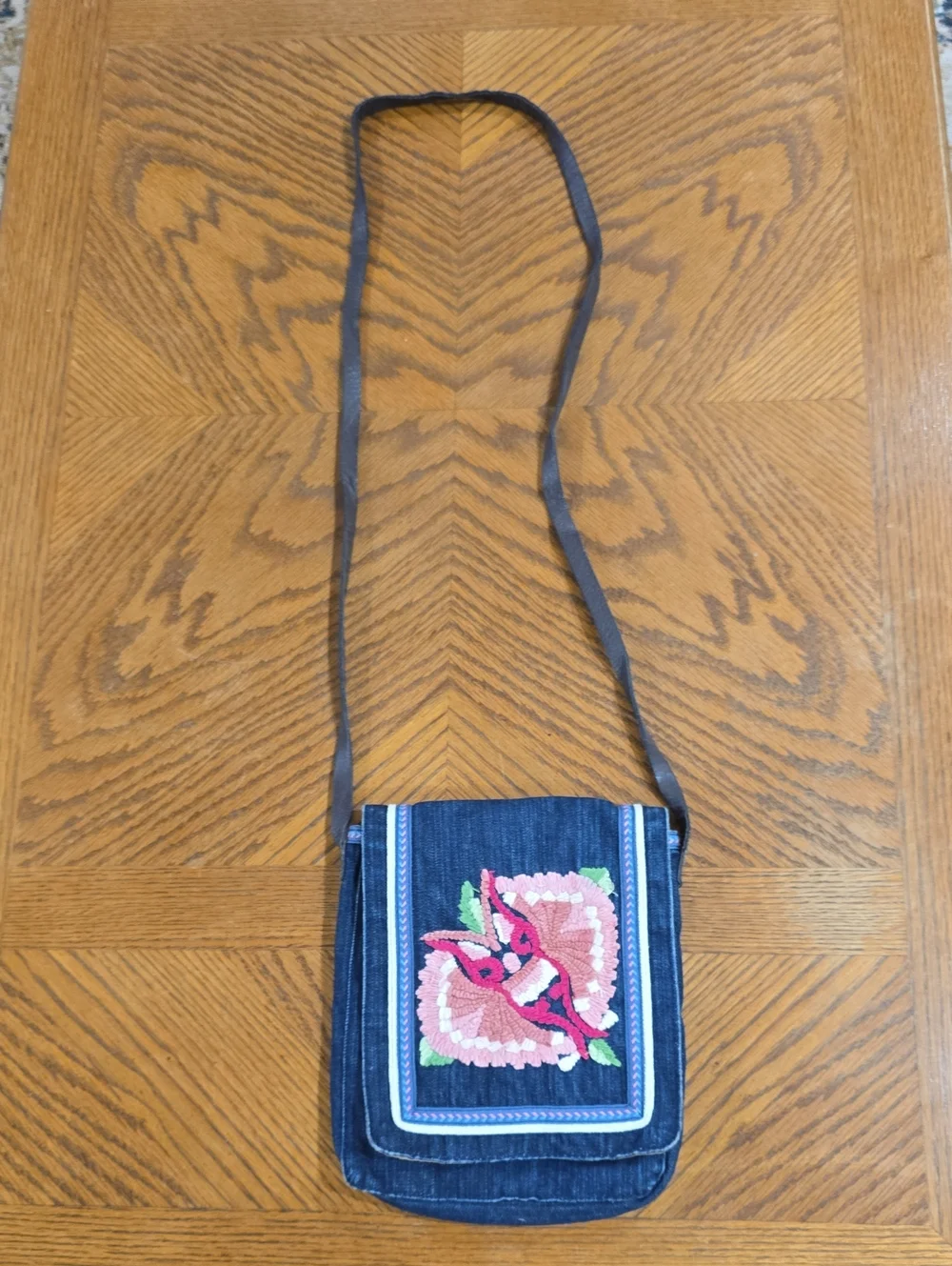 Lucky Brand Vintage Denim Crossbody Bag